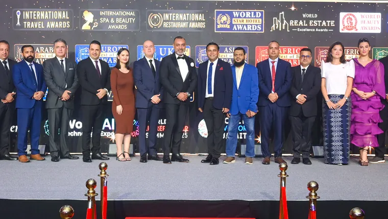 Golden Tree Awards winners on stage at the gala ceremony